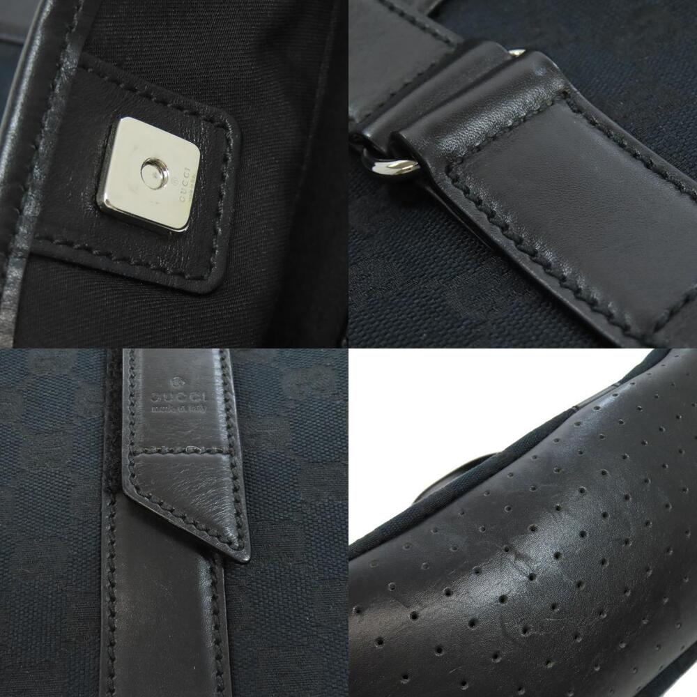 Gucci GG canvas tote Shoulder Bag Black - Picture 8 of 11